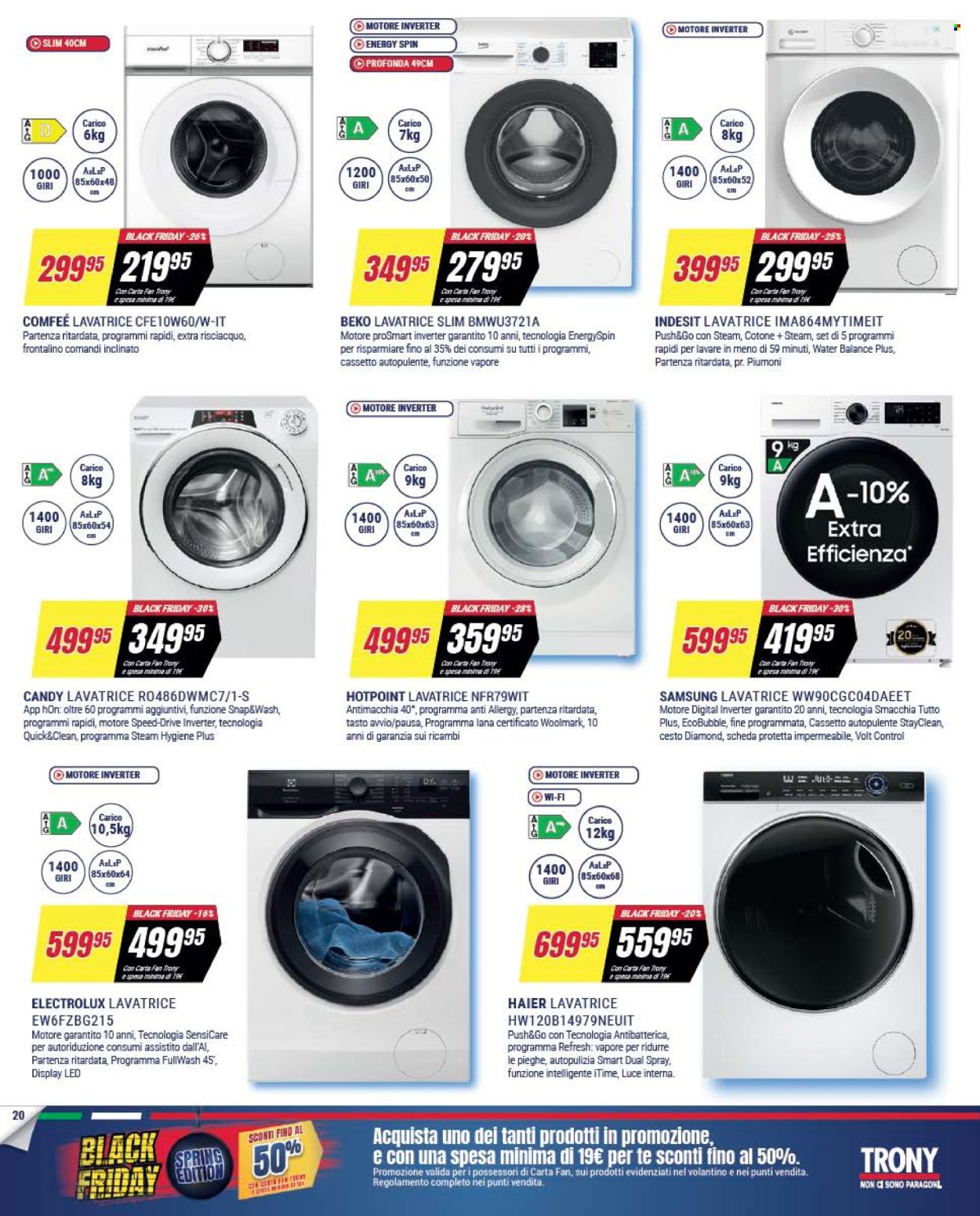 Volantino Trony - 19/3/2026 - 1/4/2026. Pagina 20