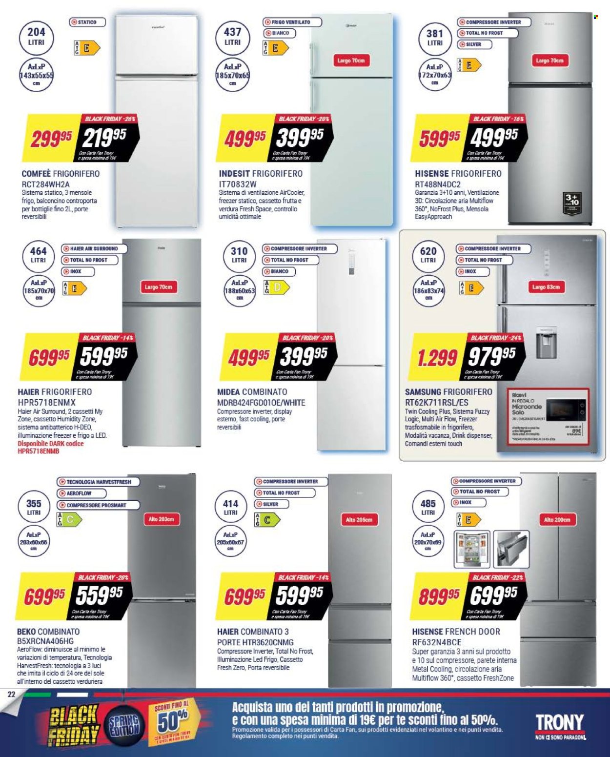 Volantino Trony - 19/3/2026 - 1/4/2026. Pagina 22