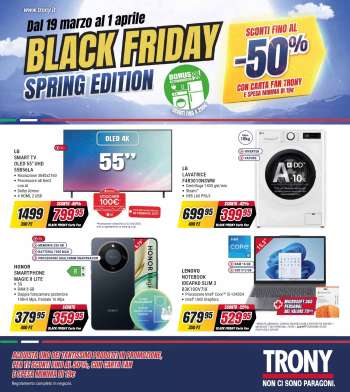 Volantino Trony - 19/3/2026 - 1/4/2026.
