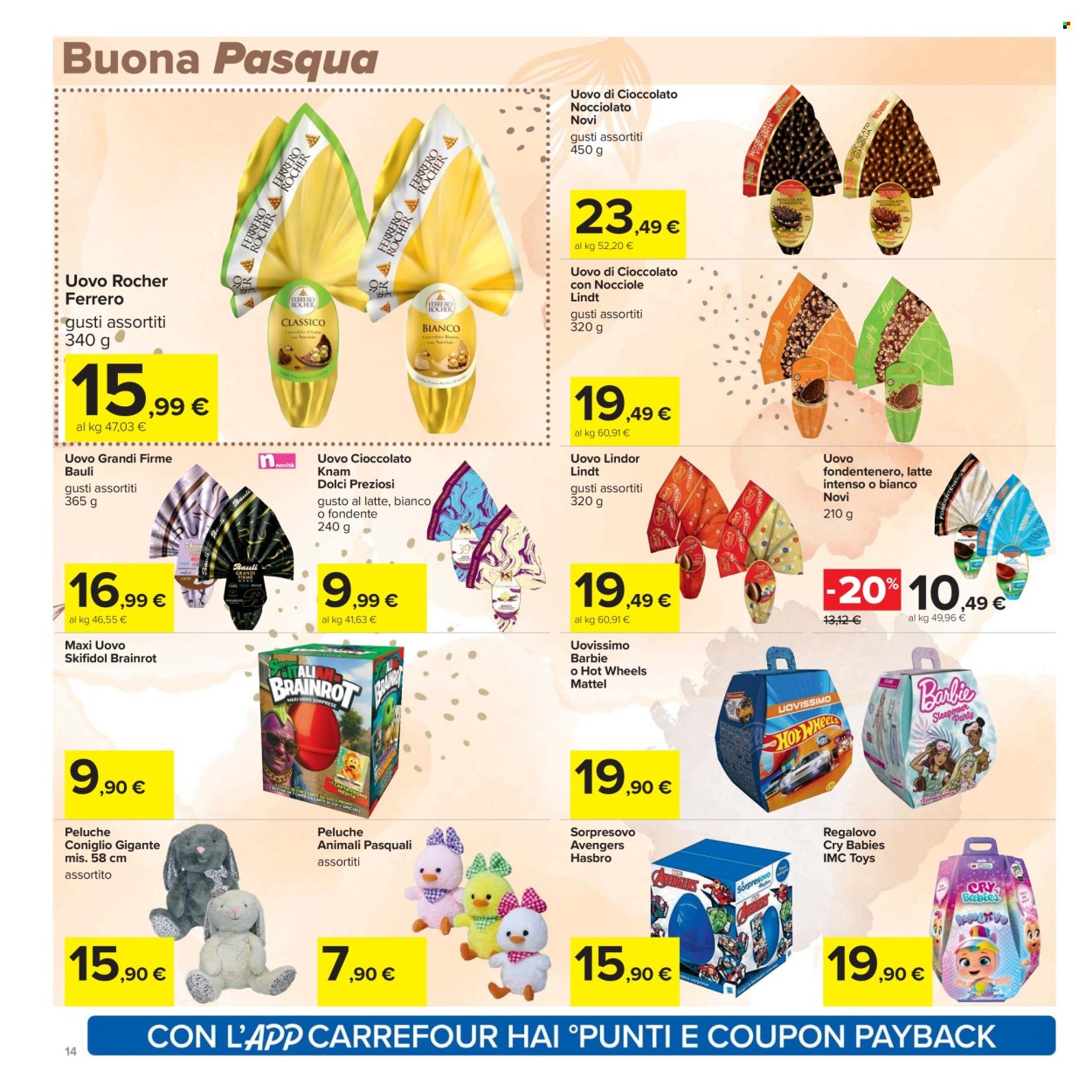 Volantino Carrefour - 24/3/2026 - 6/4/2026. Pagina 14