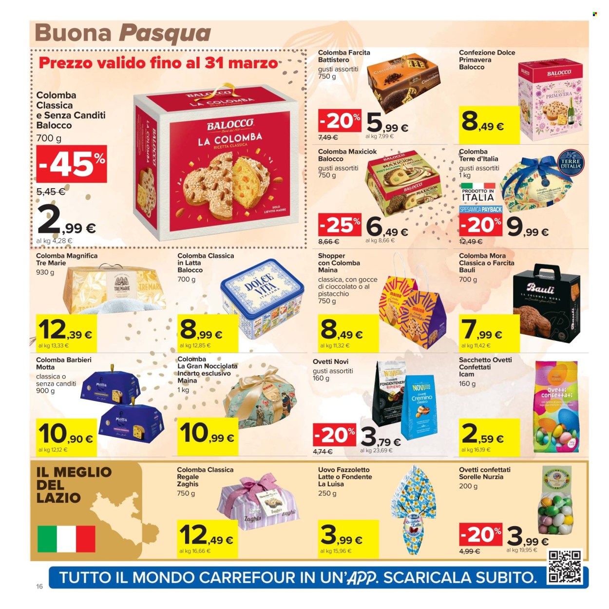 Volantino Carrefour - 24/3/2026 - 6/4/2026. Pagina 16