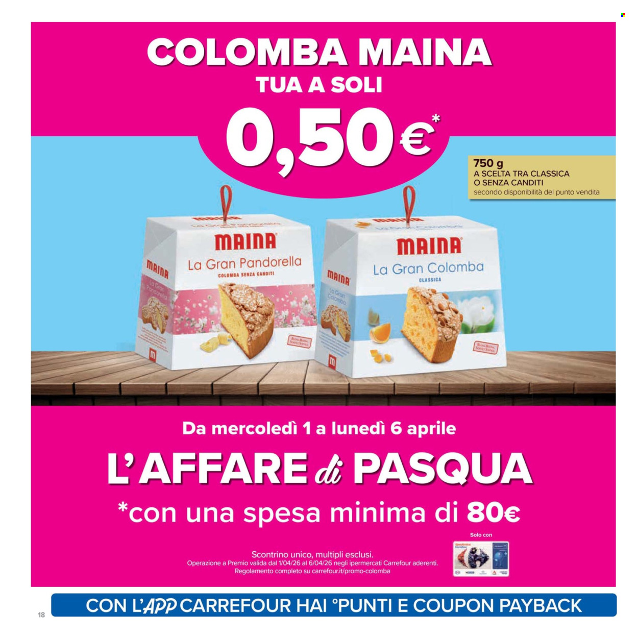 Volantino Carrefour - 24/3/2026 - 6/4/2026. Pagina 18