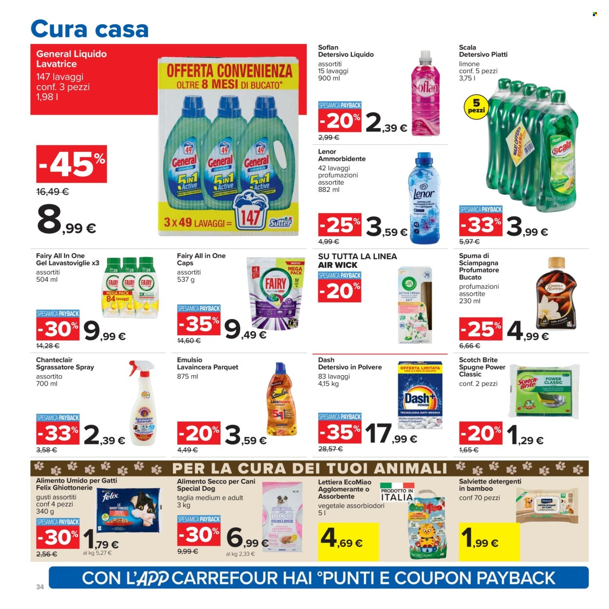 Volantino Carrefour - 24/3/2026 - 6/4/2026. Pagina 34