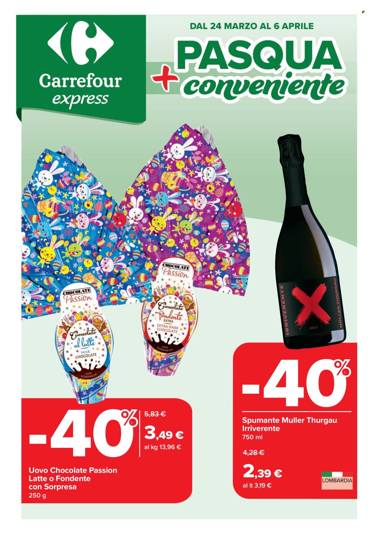 Volantino Carrefour - 24/3/2026 - 6/4/2026. Pagina 1