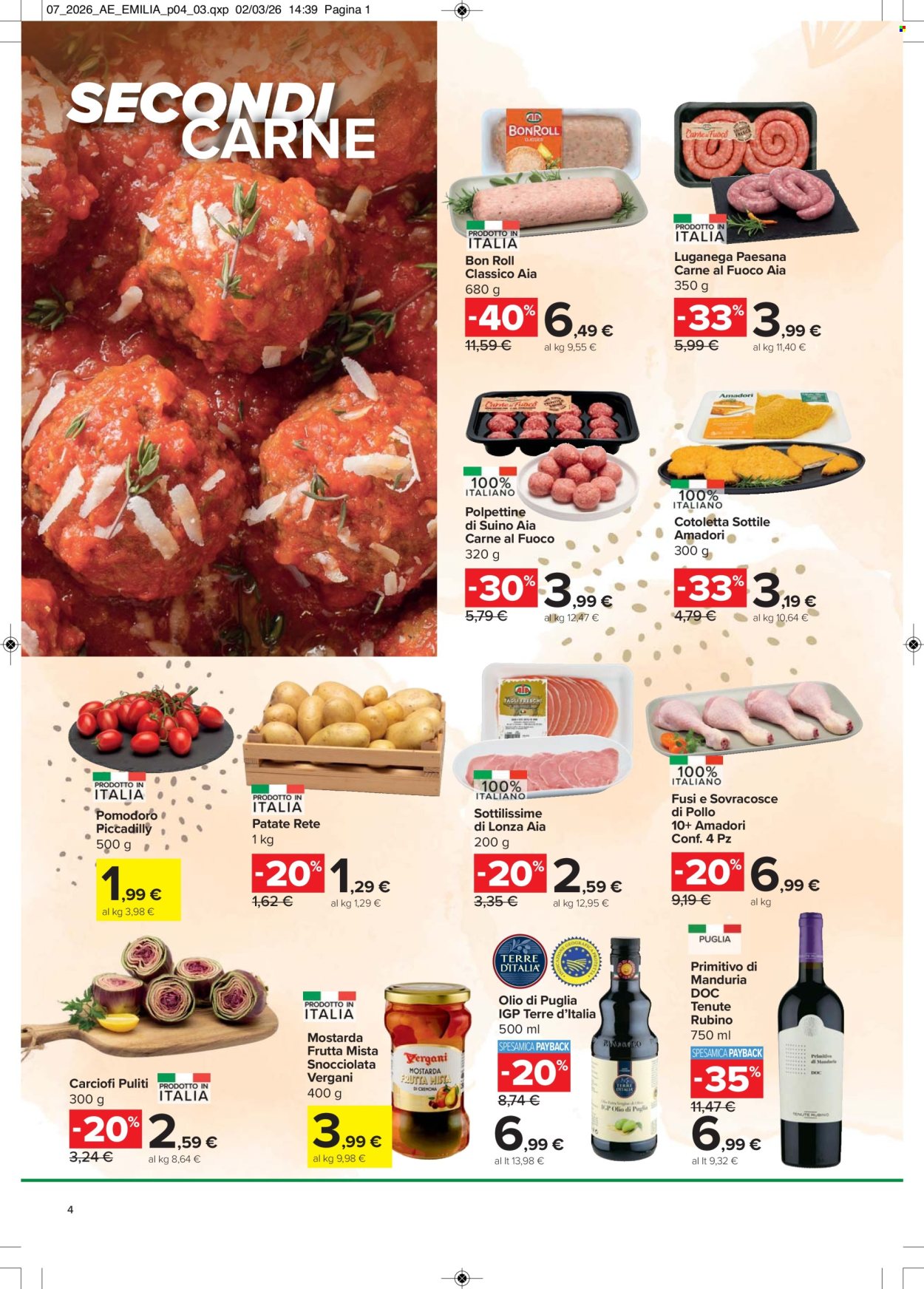 Volantino Carrefour - 24/3/2026 - 6/4/2026. Pagina 4