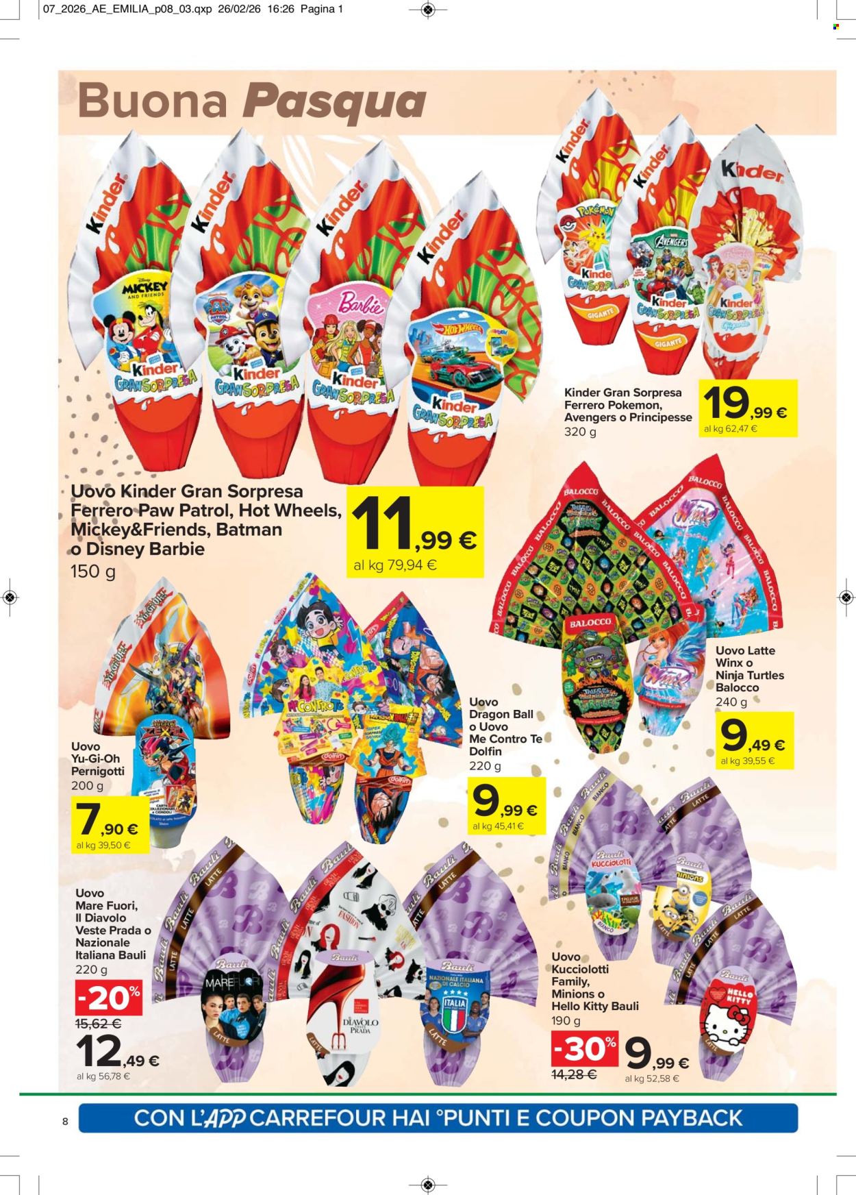 Volantino Carrefour - 24/3/2026 - 6/4/2026. Pagina 8