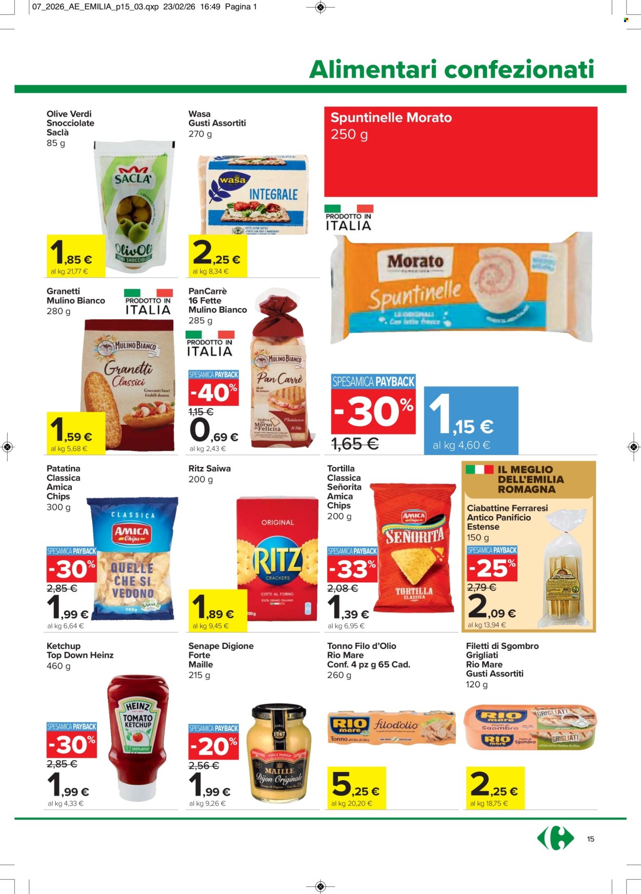 Volantino Carrefour - 24/3/2026 - 6/4/2026. Pagina 15