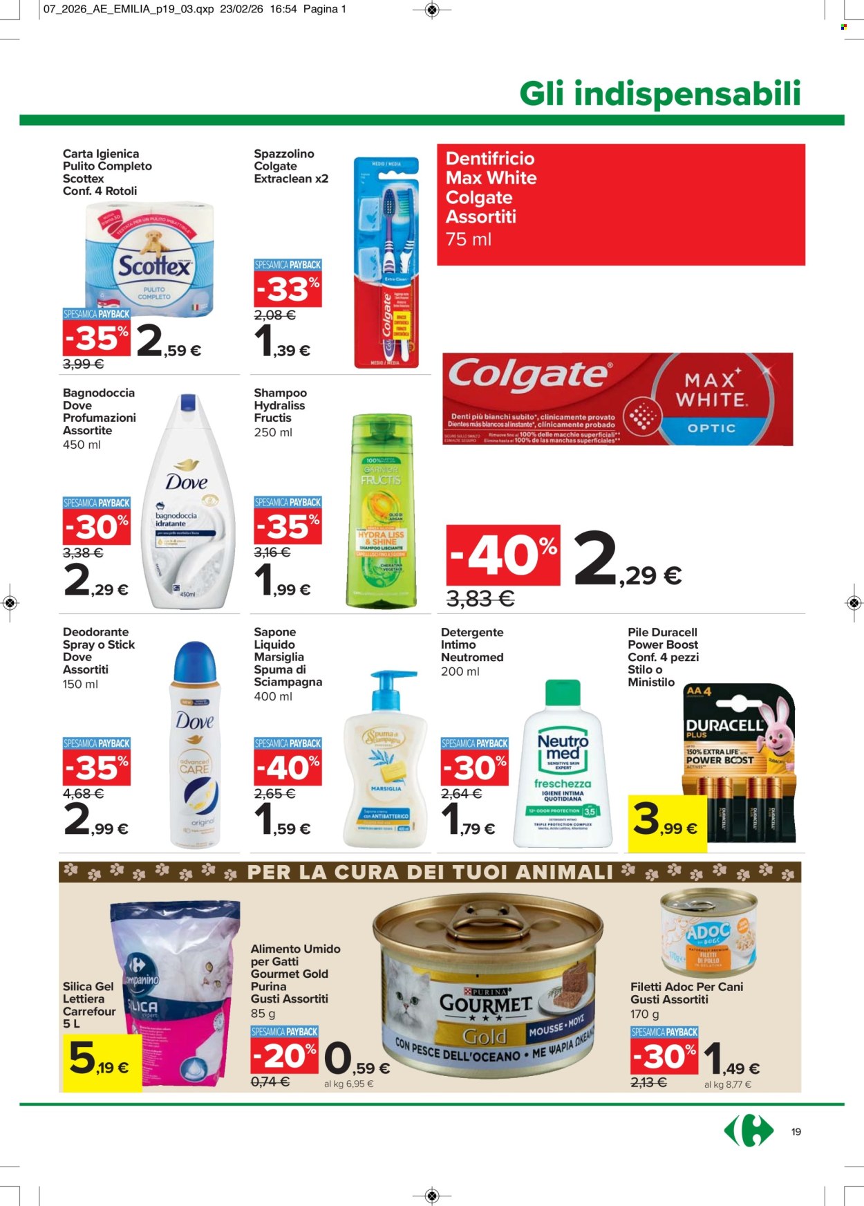 Volantino Carrefour - 24/3/2026 - 6/4/2026. Pagina 19