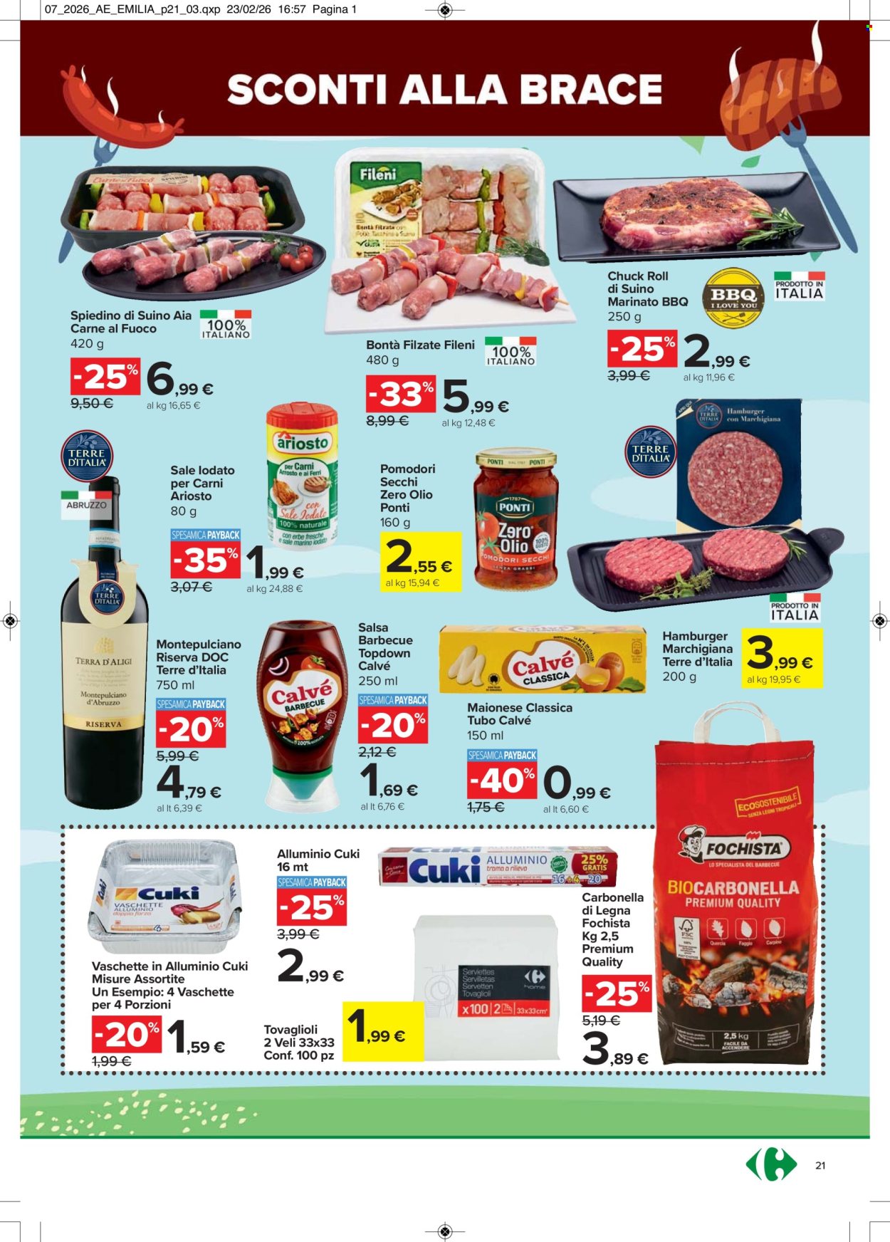 Volantino Carrefour - 24/3/2026 - 6/4/2026. Pagina 21