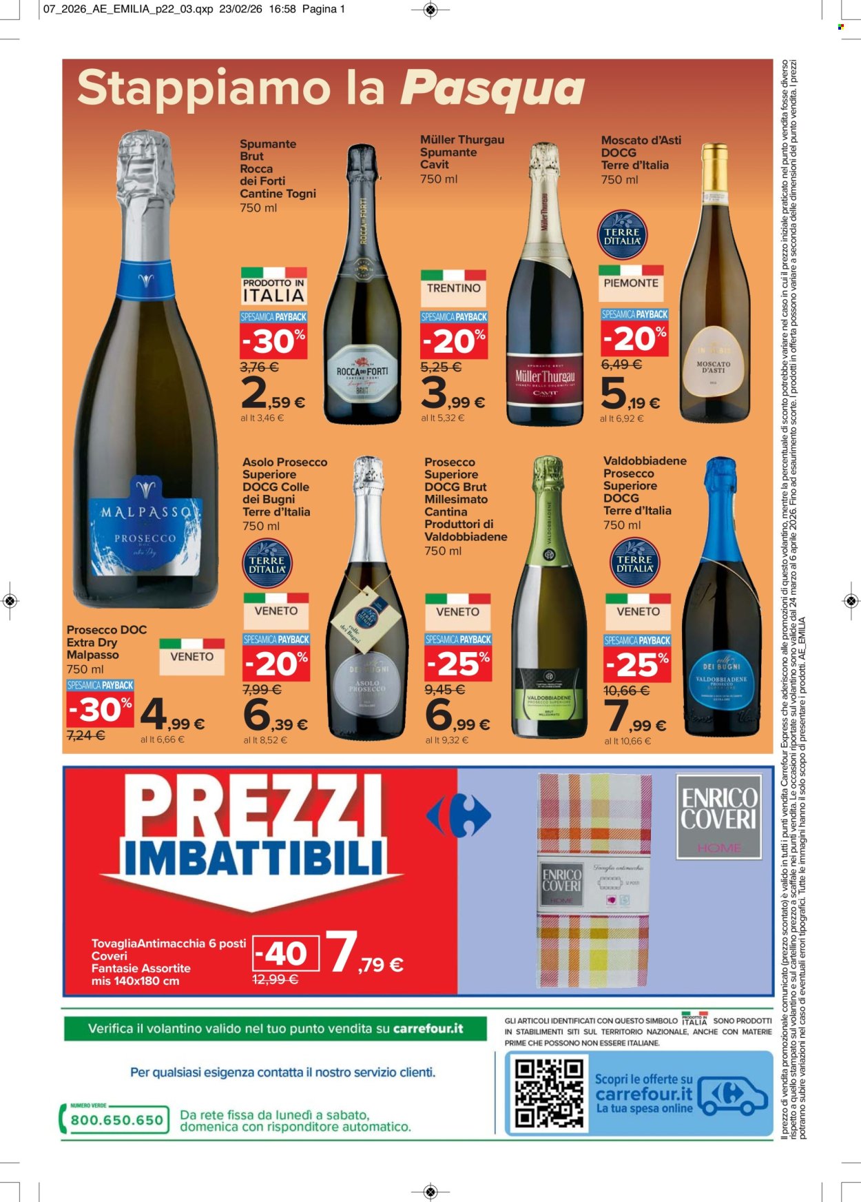 Volantino Carrefour - 24/3/2026 - 6/4/2026. Pagina 22