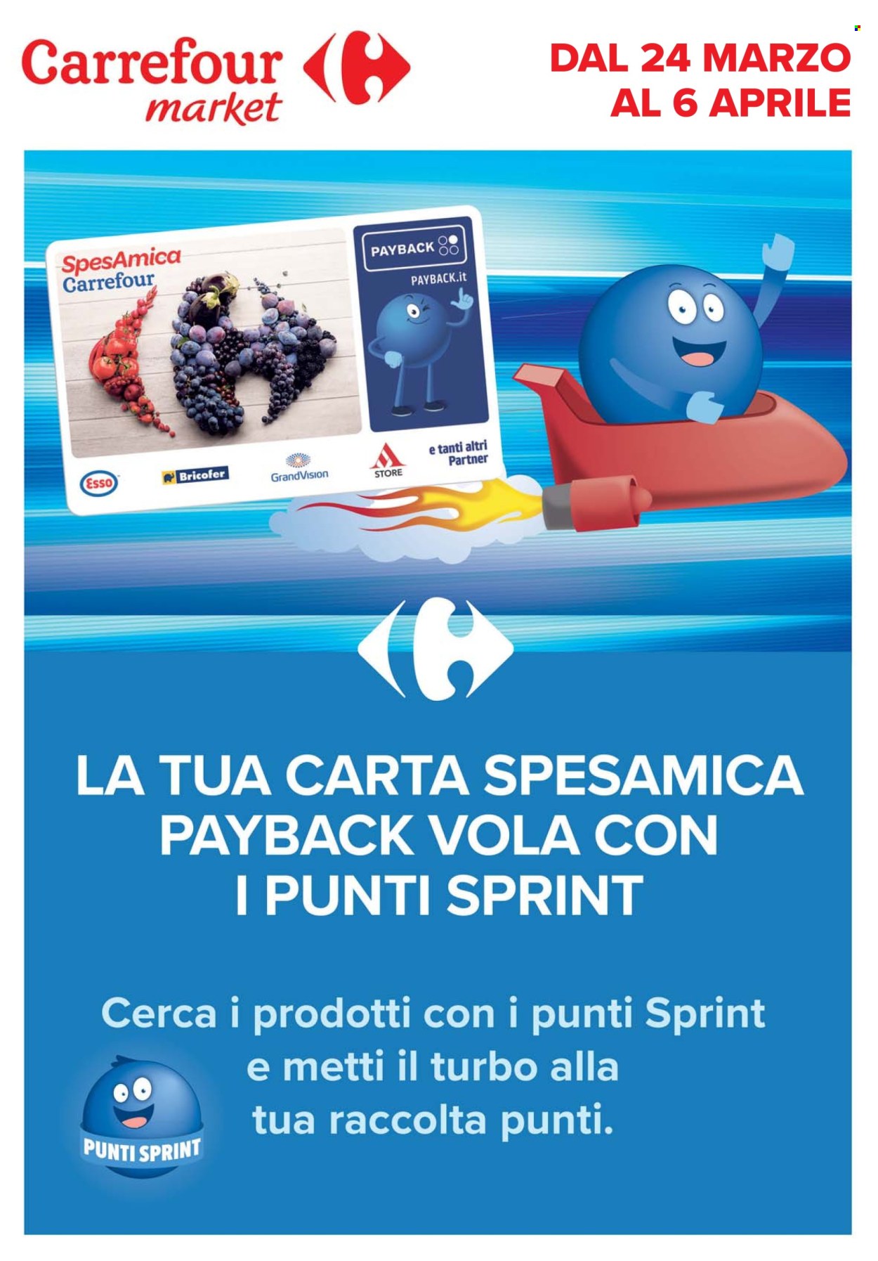 Volantino Carrefour - 24/3/2026 - 6/4/2026. Pagina 1