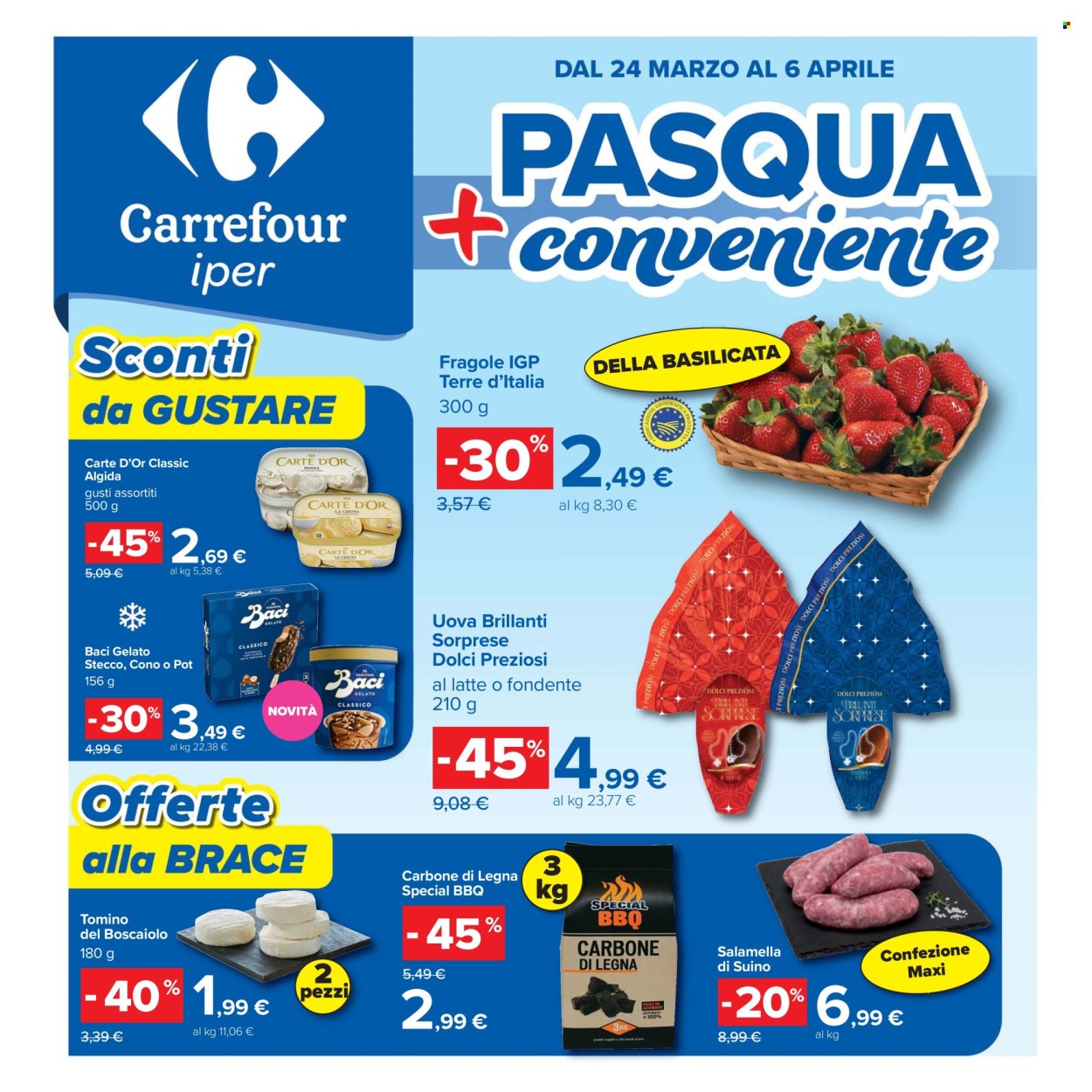Volantino Carrefour - 24/3/2026 - 6/4/2026. Pagina 1
