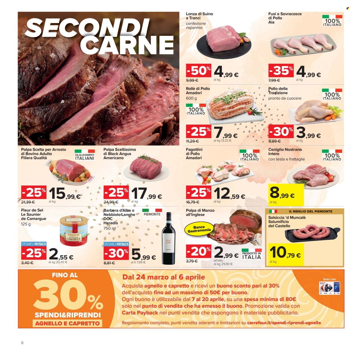 Volantino Carrefour - 24/3/2026 - 6/4/2026. Pagina 6