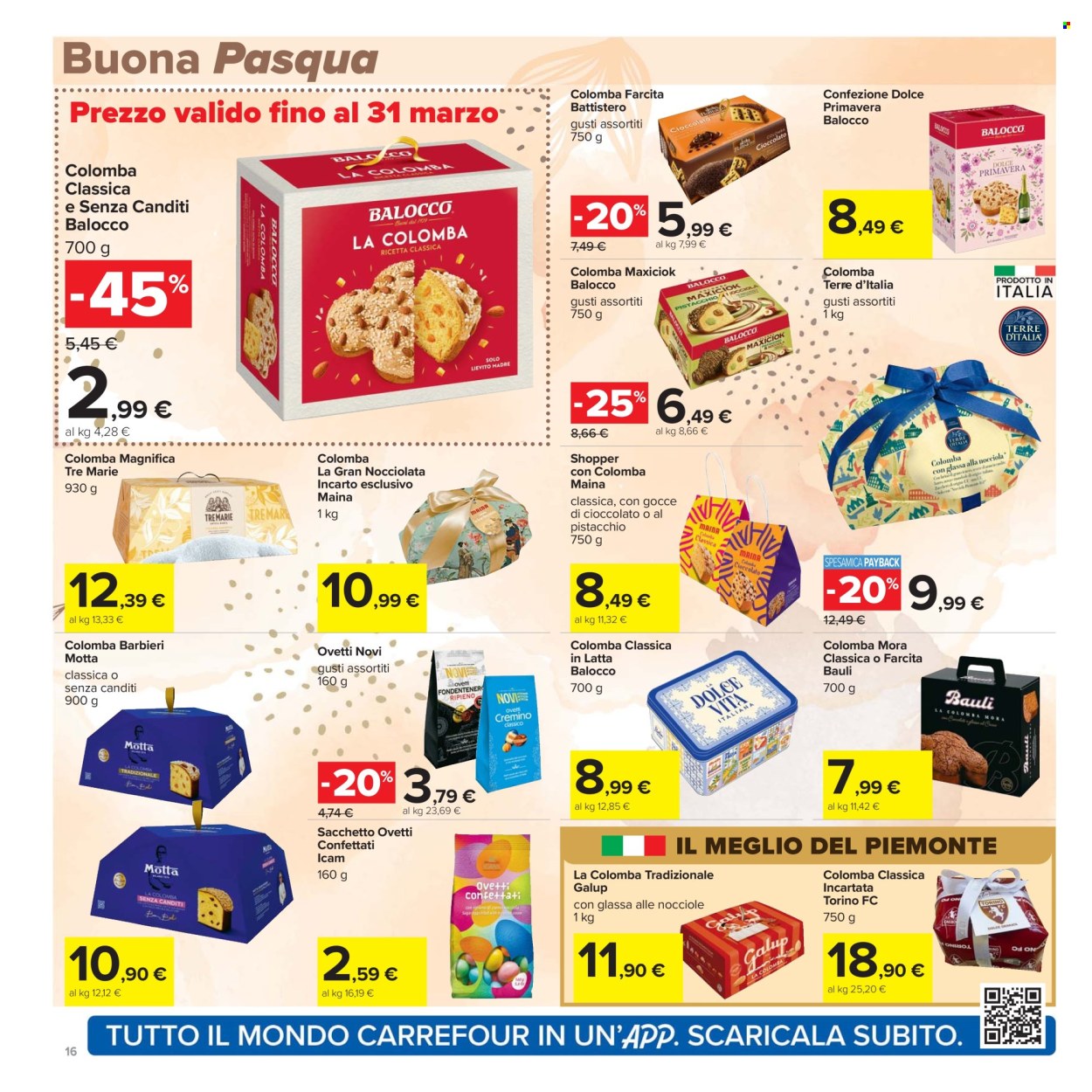 Volantino Carrefour - 24/3/2026 - 6/4/2026. Pagina 16