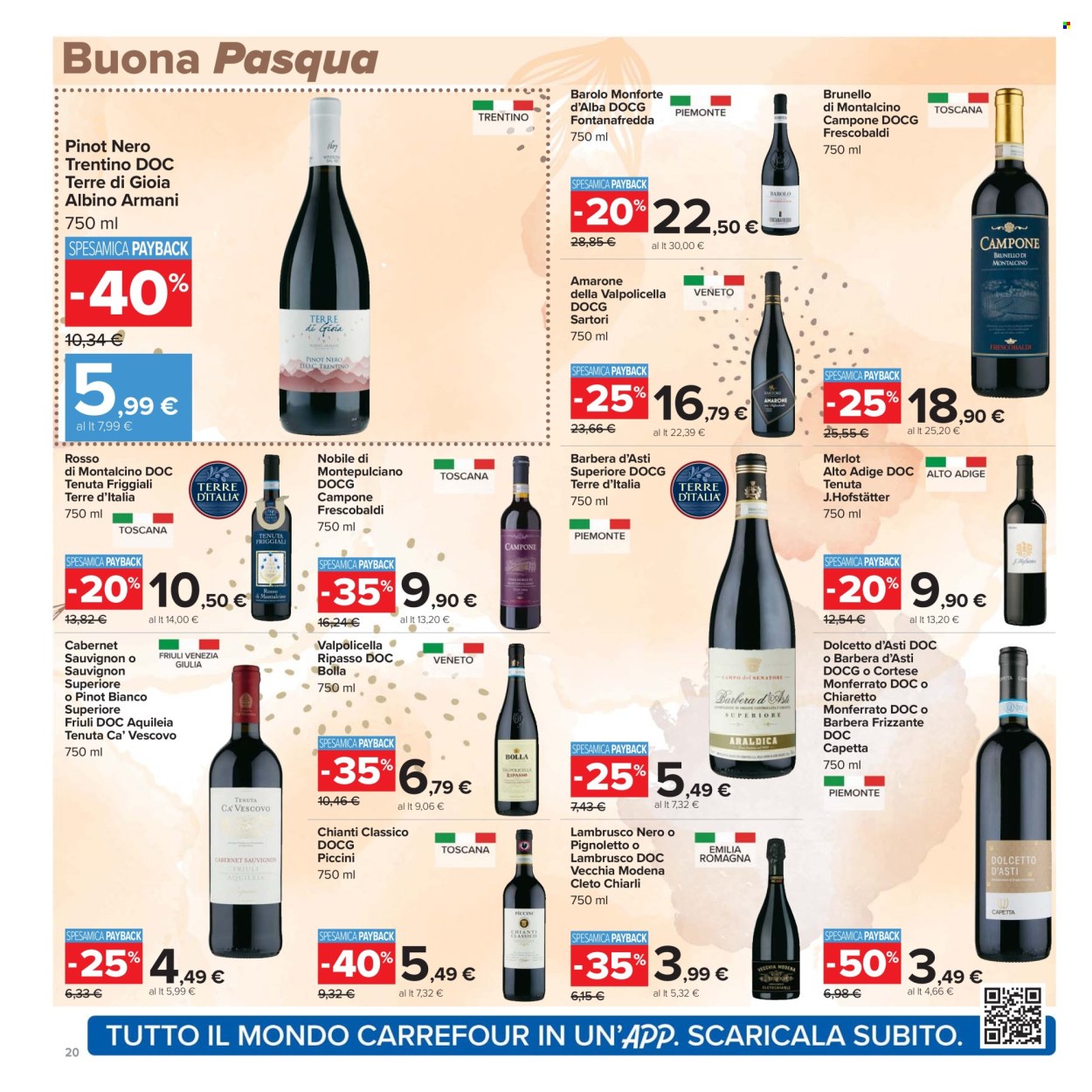 Volantino Carrefour - 24/3/2026 - 6/4/2026. Pagina 20