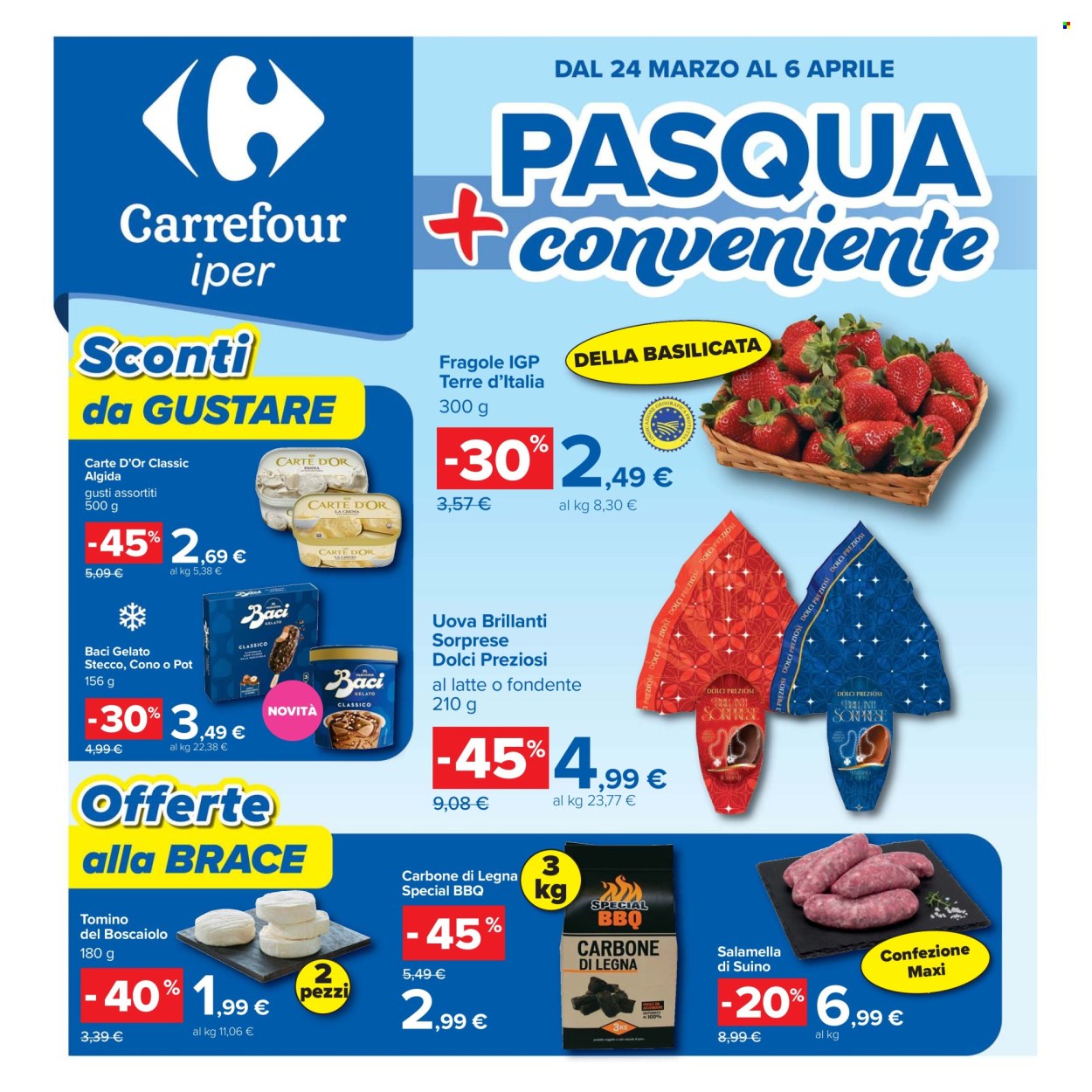 Volantino Carrefour - 24/3/2026 - 6/4/2026. Pagina 1