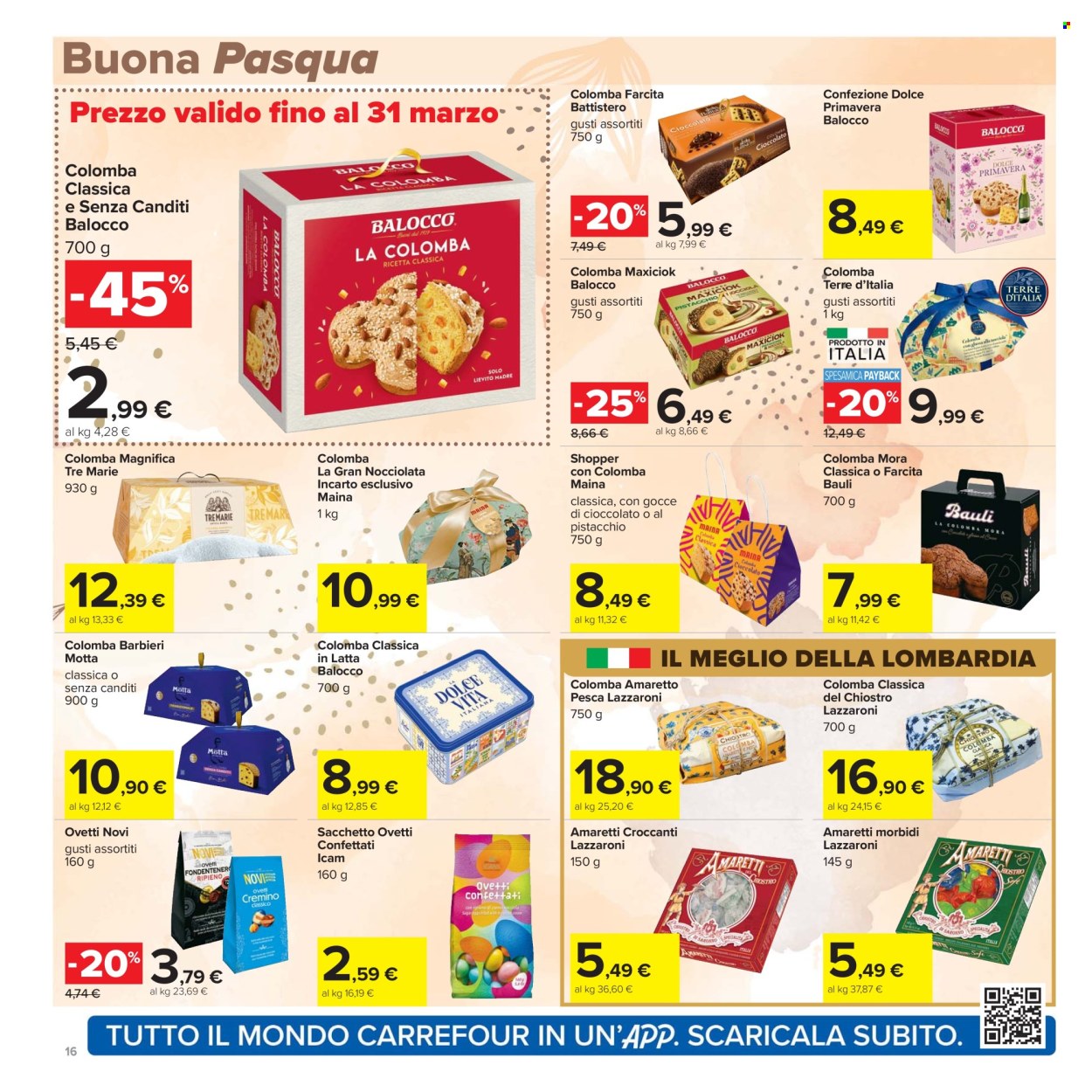 Volantino Carrefour - 24/3/2026 - 6/4/2026. Pagina 16