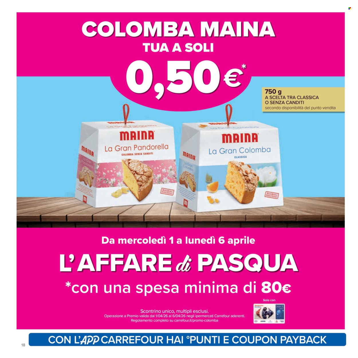 Volantino Carrefour - 24/3/2026 - 6/4/2026. Pagina 18