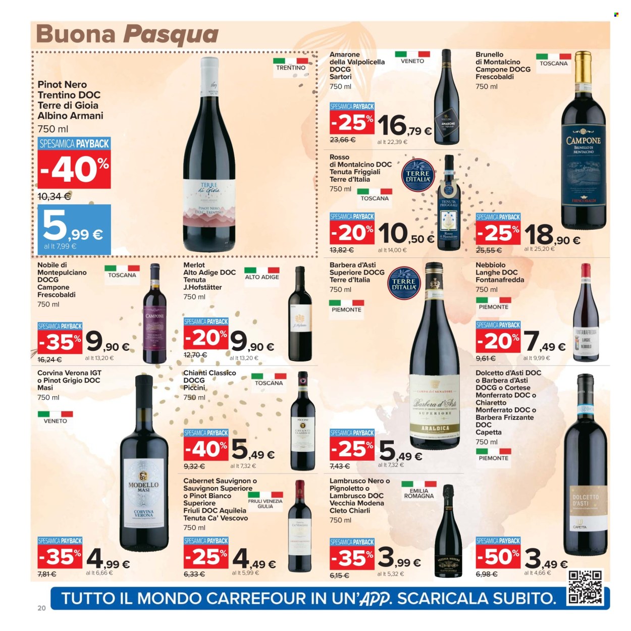 Volantino Carrefour - 24/3/2026 - 6/4/2026. Pagina 20