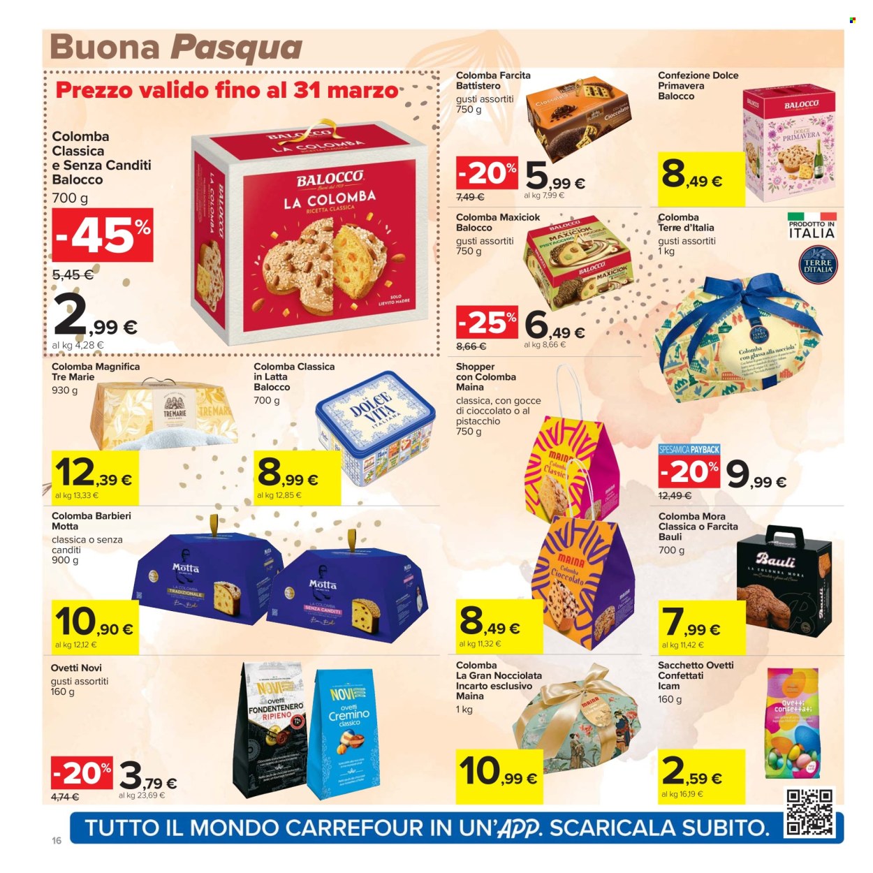 Volantino Carrefour - 24/3/2026 - 6/4/2026. Pagina 16