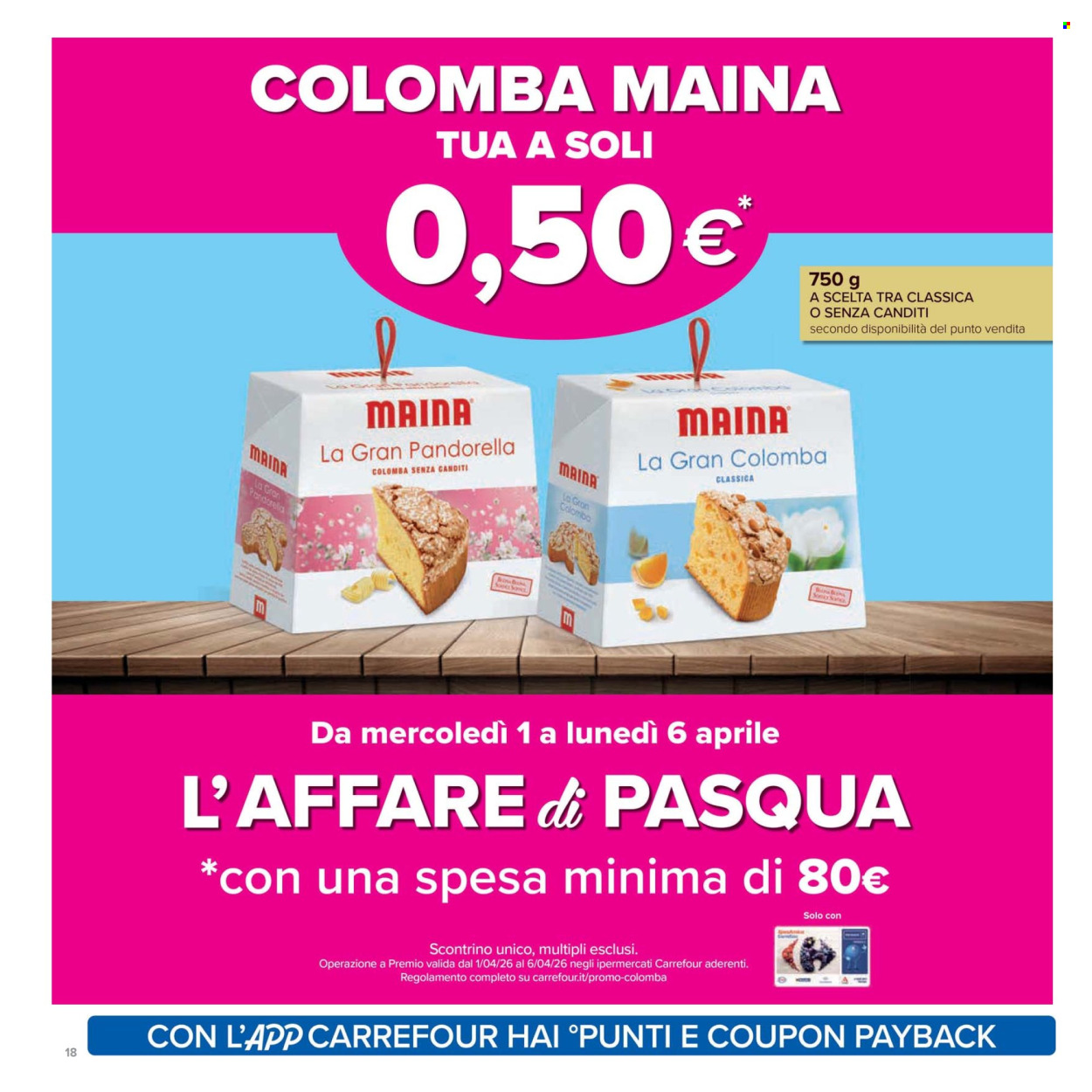 Volantino Carrefour - 24/3/2026 - 6/4/2026. Pagina 18