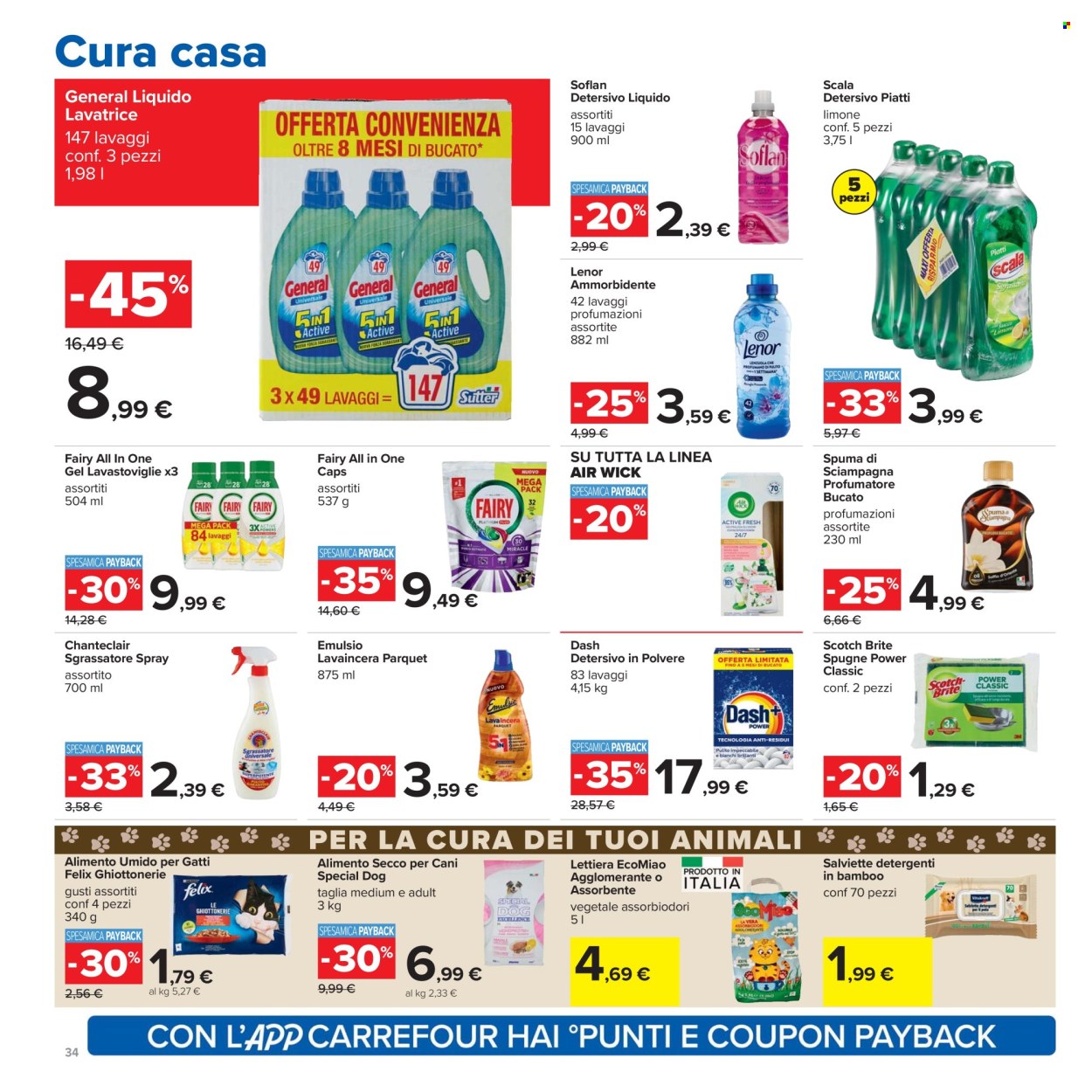 Volantino Carrefour - 24/3/2026 - 6/4/2026. Pagina 34