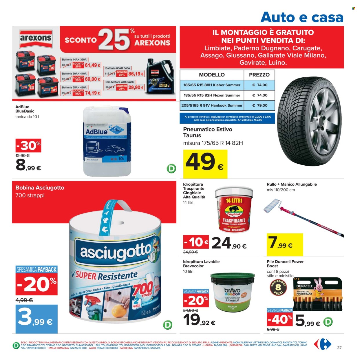 Volantino Carrefour - 24/3/2026 - 6/4/2026. Pagina 37