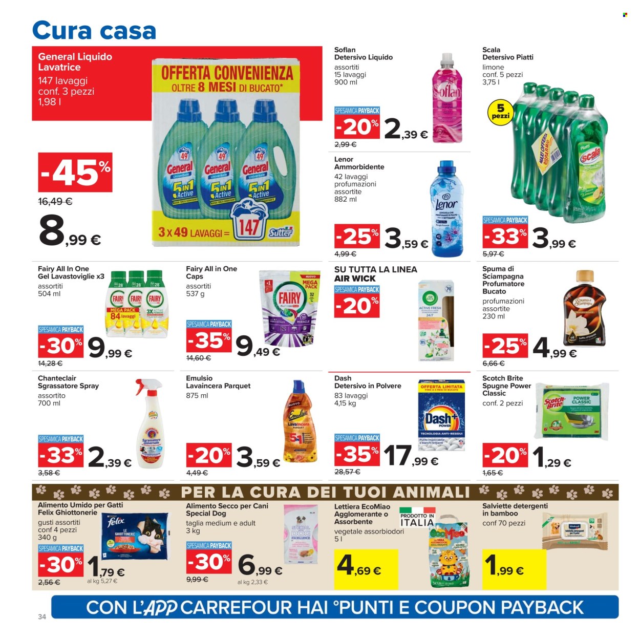 Volantino Carrefour - 24/3/2026 - 6/4/2026. Pagina 34