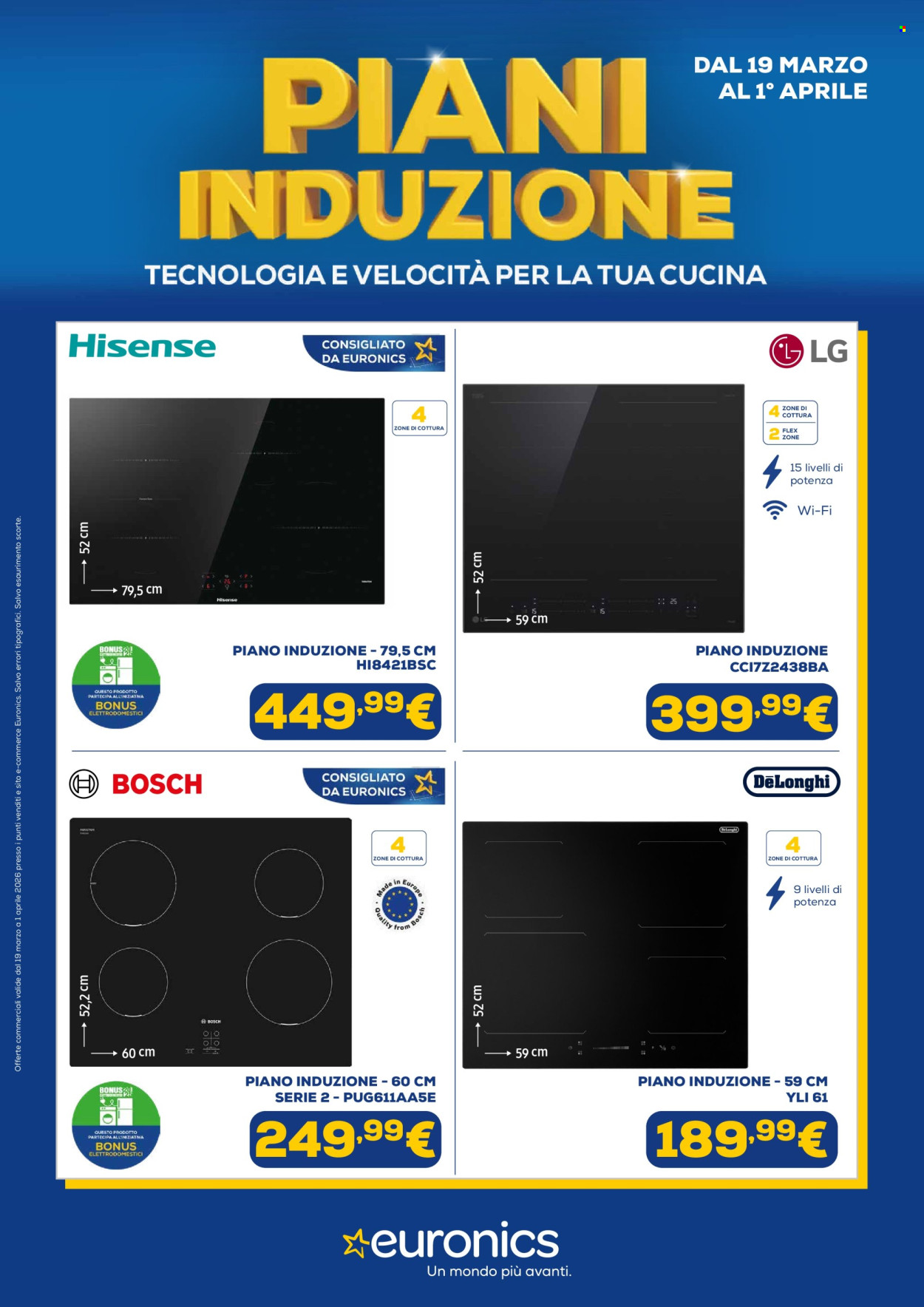 Volantino Euronics - 19/3/2026 - 1/4/2026. Pagina 1
