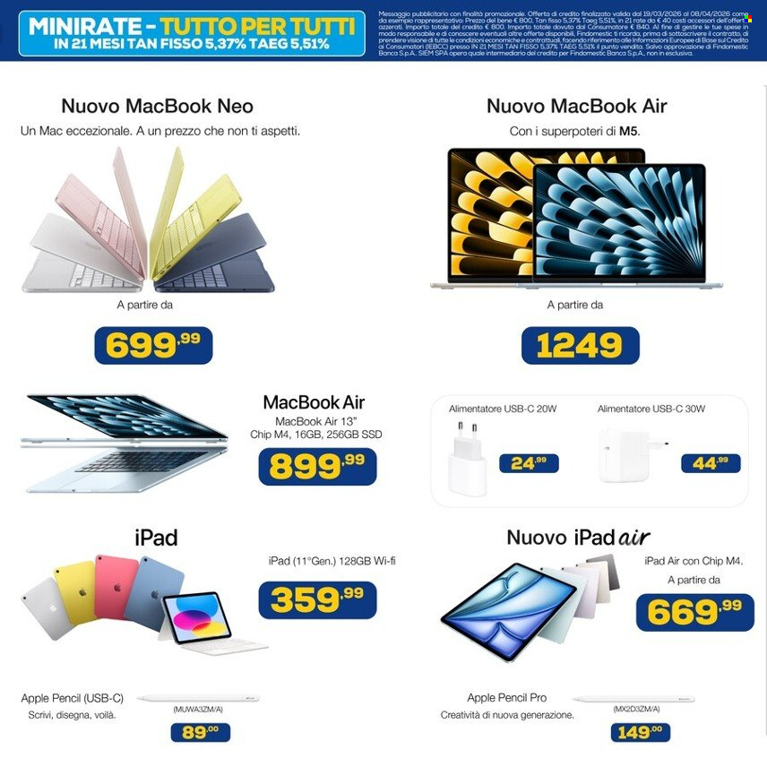 Volantino Euronics - 19/3/2026 - 8/4/2026. Pagina 9