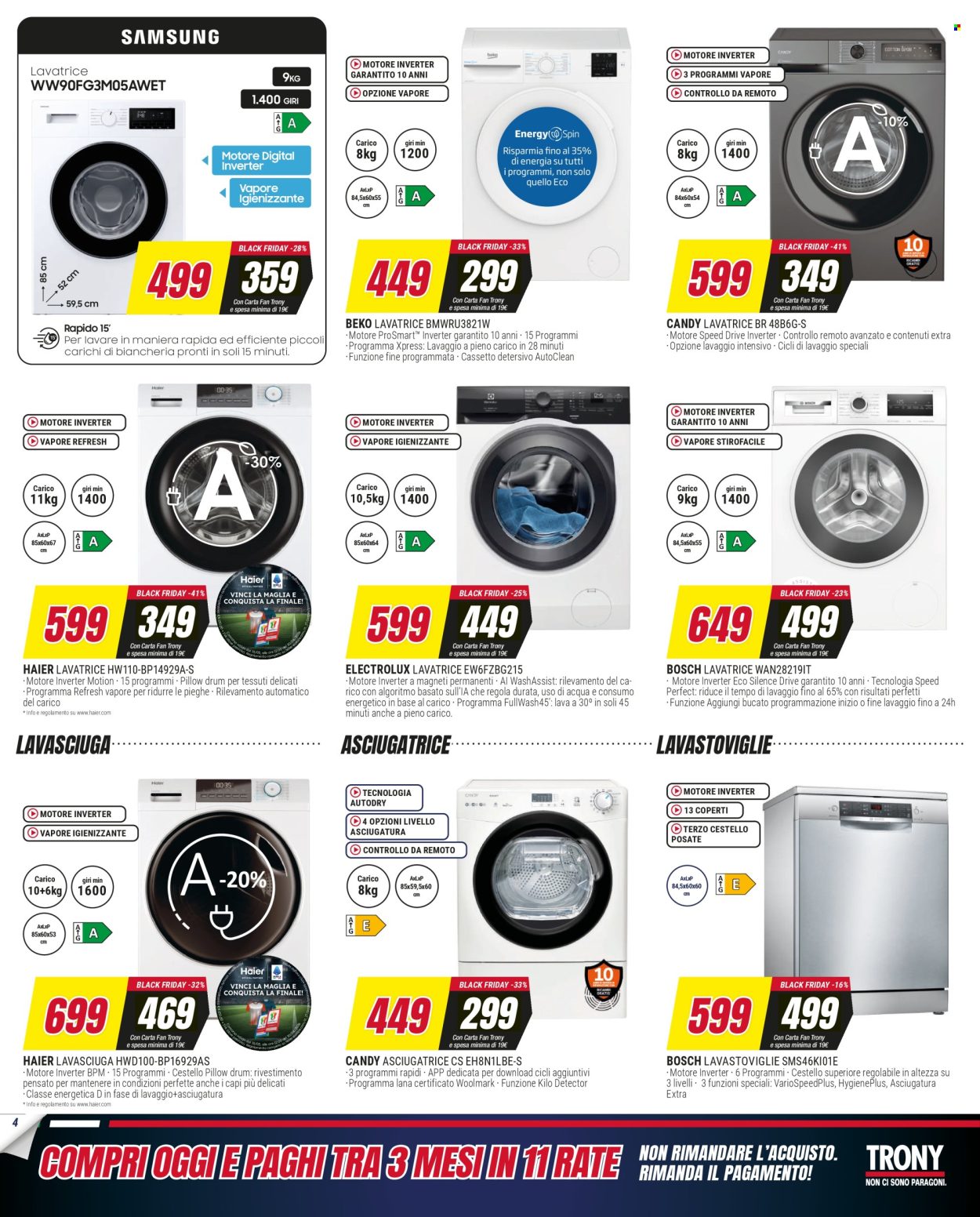 Volantino Trony - 19/3/2026 - 1/4/2026. Pagina 4