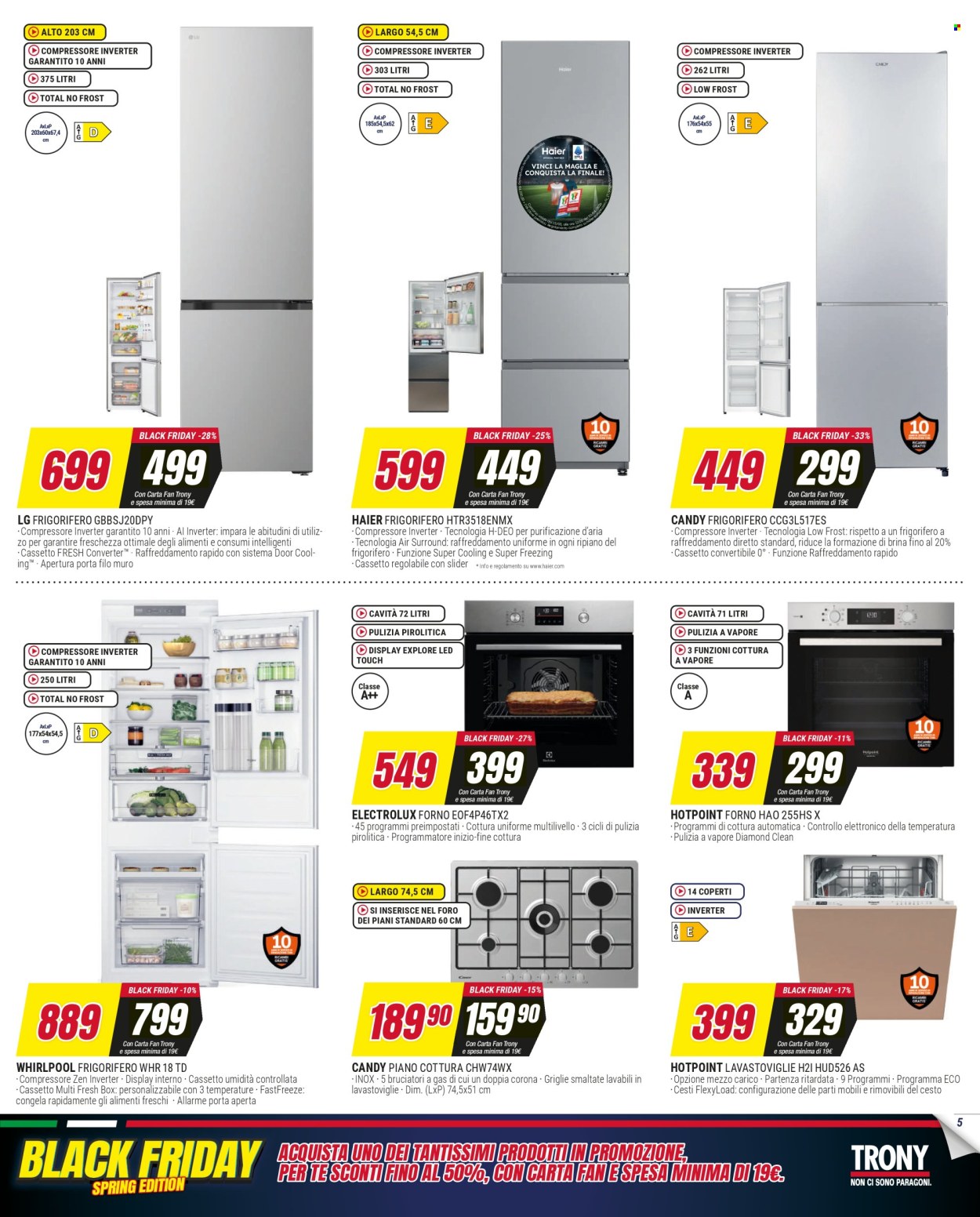 Volantino Trony - 19/3/2026 - 1/4/2026. Pagina 5