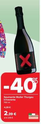 Spumante Muller Thurgau Irriverente