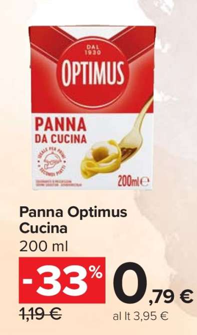 Panna Optimus Cucina