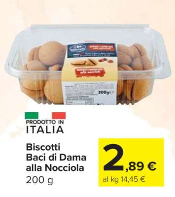 Biscotti Baci di Dama alla Nocciola