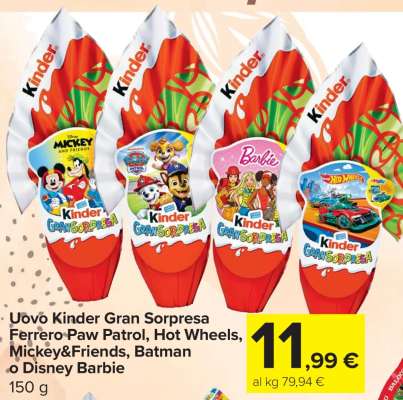 Uovo Kinder Gran Sorpresa