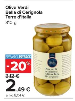 Olive Verdi Bella di Cerignola Terre d’Italia