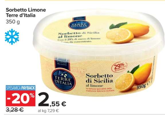 Sorbetto Limone Terre d’Italia