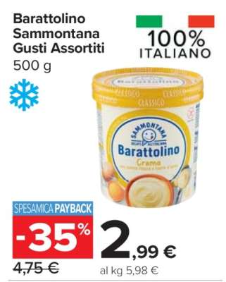 Barattolino Sammontana Gusti Assortiti