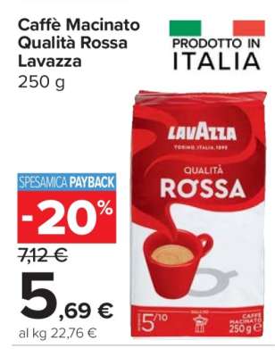 Caffè Macinato Qualità Rossa Lavazza