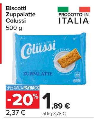 Biscotti Zuppalatte Colussi
