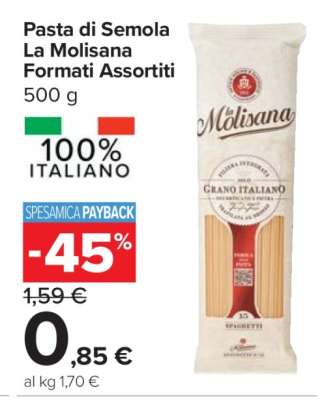 Pasta di Semola La Molisana Formati Assortiti
