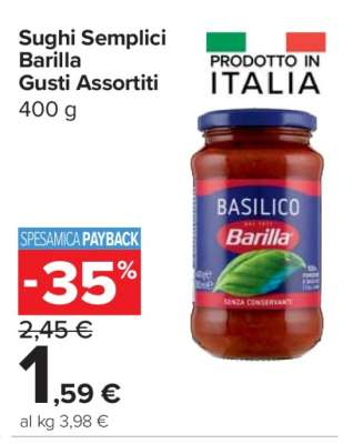 Sughi Semplici Barilla Gusti Assortiti
