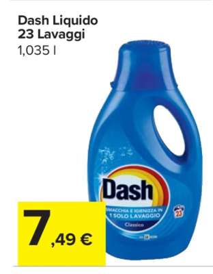 Dash Liquido 23 Lavaggi