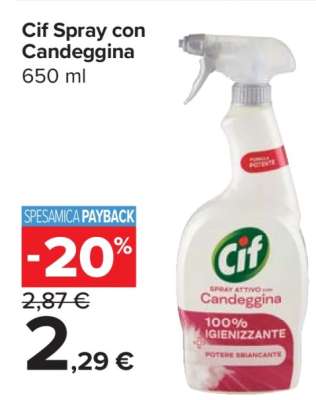 Cif Spray con Candeggina