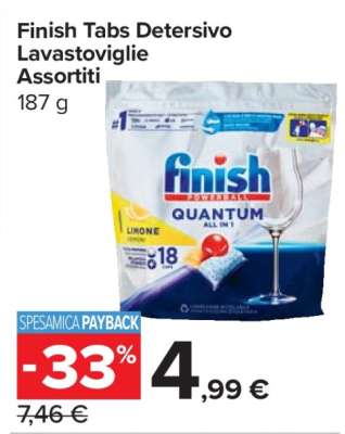 Finish Tabs Detersivo Lavastoviglie Assortiti