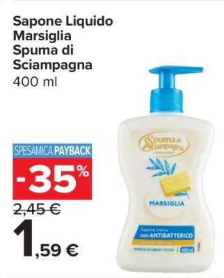 Sapone Liquido Marsiglia Spuma Di Sciampagna