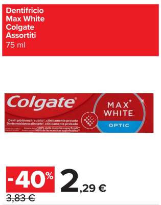 Dentifricio Max White Colgate Assortiti