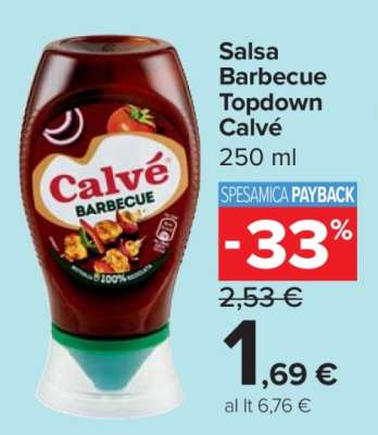 Salsa Barbecue Topdown Calvé