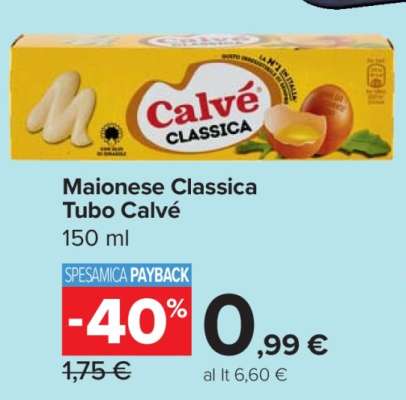 Maionese Classica Tubo Calvé
